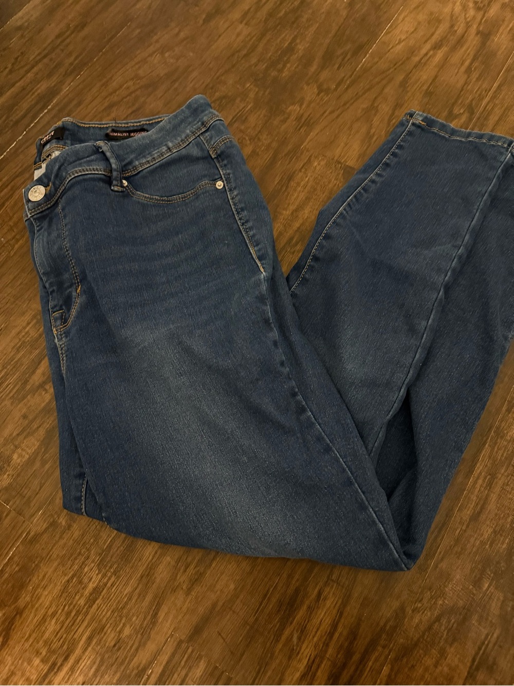 Women's Dark Blue Classic High-Rise Jeans Size 14 W